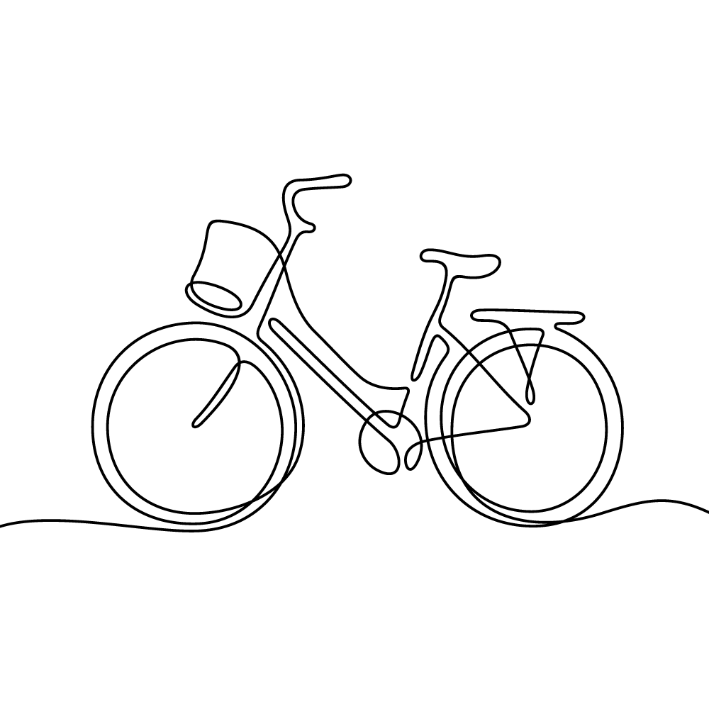 自転車のイラスト